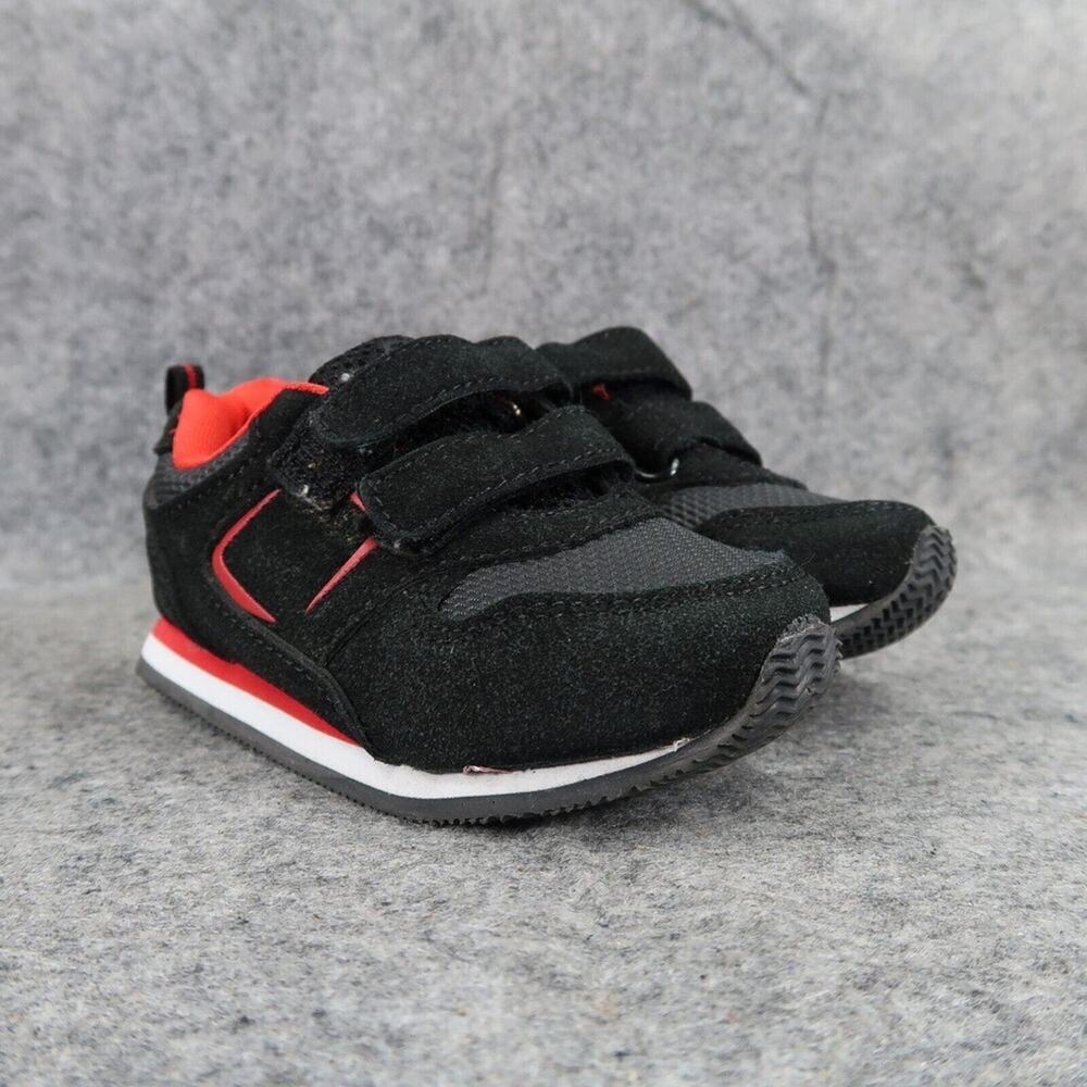 Garanimals Shoes Toddler 5 Sneakers Athletic Comfort Adjustable Straps Black Red